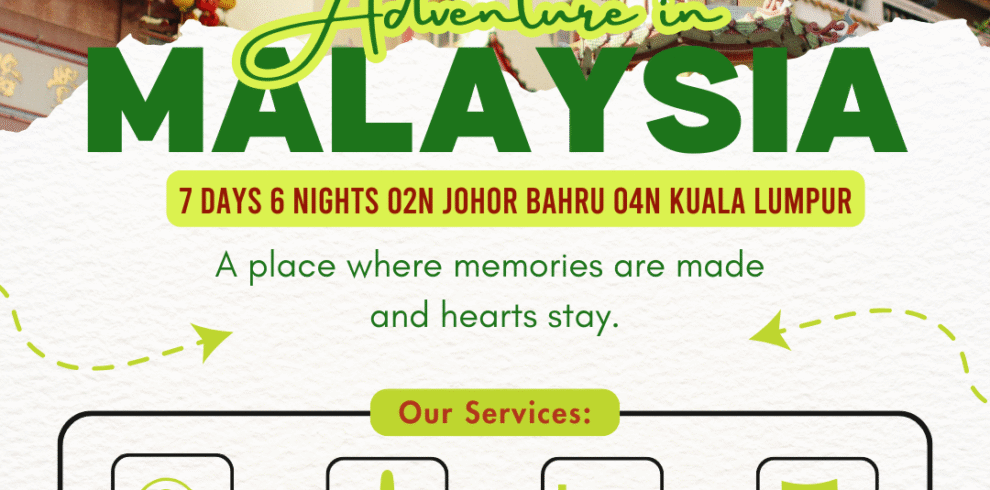Malaysia 6 Nights Tour — Culture, Comfort & City Life Combined 🇲🇾