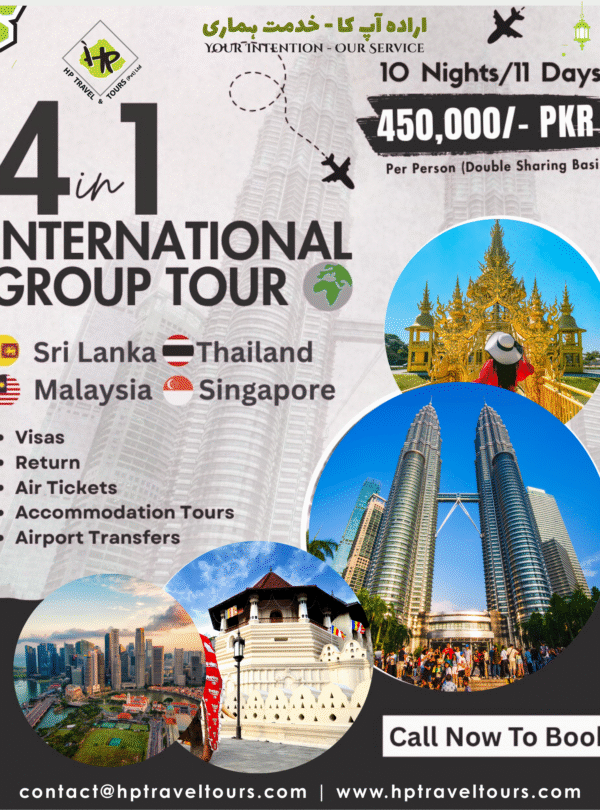 4-in-1 INTERNATIONAL GROUP TOUR 2025 Thailand 🇹🇭 | Malaysia 🇲🇾 | Singapore 🇸🇬 | Sri Lanka 🇱🇰