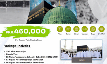 Baku + Umrah 14 Days | 13 Nights Package from Karachi, Lahore 2025