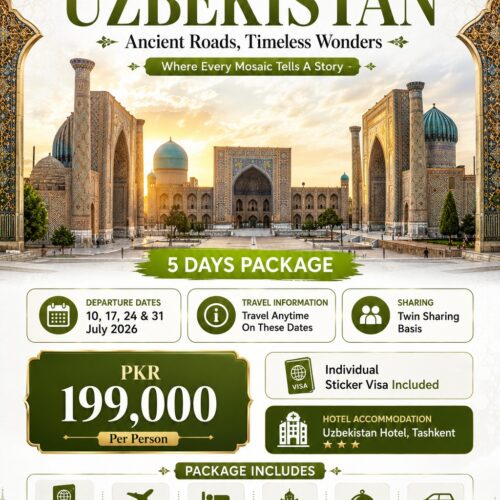 Best Uzbekistan Group Tour Package from Pakistan
